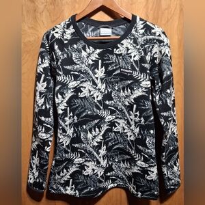 Columbia Sweater Weather Womens Small Crew neck Fleece Camo Sweater